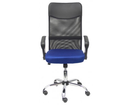 PIQUERAS Y CRESPO FOROL Silla Gontar respaldo malla negro asiento azul