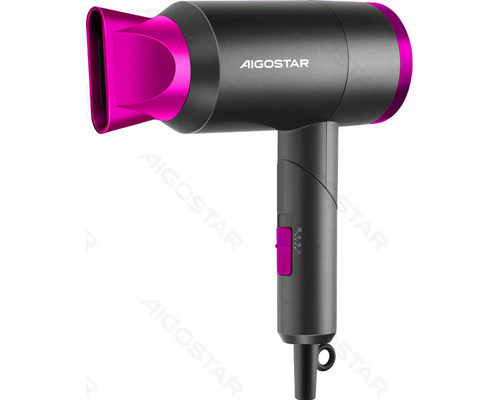 SECADOR DE PELO PLEGABLE DE VIAJE 1800W NEGRO AIGOSTAR (Espera 4 dias)-2181 SECADOR DE PELO PLEGABLE DE VIAJE 1800W NEGRO AIGOSTAR (Espera 4 dias)