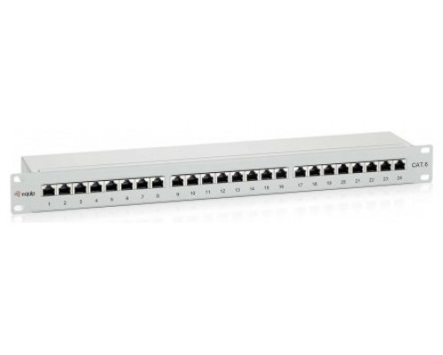 PATCH PANEL 24 PUERTOS PREMIUM CATEGORIA 6 APANTALLADO