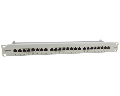 PATCH PANEL 24 PUERTOS CATEGORIA 6A APANTALLADO COLOR