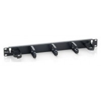 PANEL ORGANIZADOR DE CABLES COLOR NEGRO 1U-1601 PANEL ORGANIZADOR DE CABLES COLOR NEGRO 1U