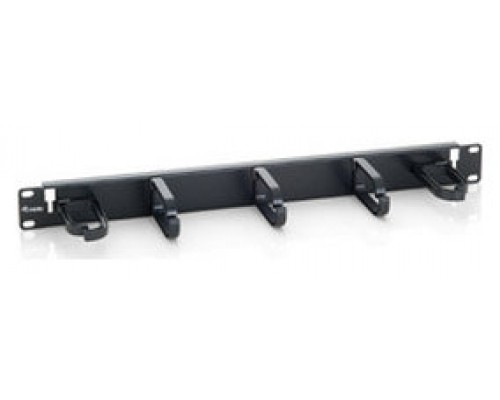 PANEL ORGANIZADOR DE CABLES COLOR NEGRO 1U-1601 PANEL ORGANIZADOR DE CABLES COLOR NEGRO 1U