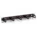 PANEL ORGANIZADOR DE CABLES COLOR NEGRO 1U-1601 PANEL ORGANIZADOR DE CABLES COLOR NEGRO 1U