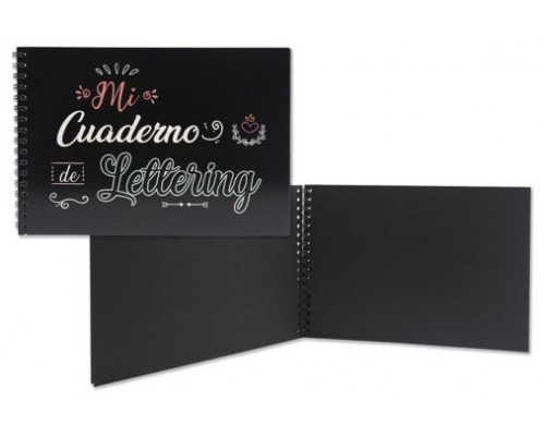 Bismark Cuaderno A5 Lettering Negras 180 g/m² - 32 Hojas (Espera 4 dias)