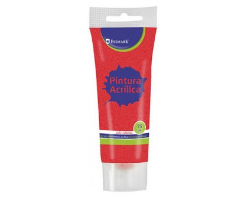 Bismark 328676 pintura acrílica 75 ml Rojo Tubo (Espera 4 dias)