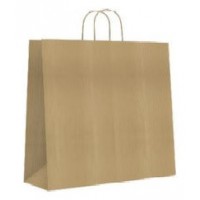 BOLSA PAPEL CON ASAS KRAFT MARRON S 24X10X32 CM BISMARK 329837 (MIN25) (Espera 4 dias)