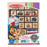 JUGUETE SELLOS DE MADERA DE LA PATRULLA CANINA Y BLOC-1602 JUGUETE SELLOS DE MADERA DE LA PATRULLA CANINA Y BLOC