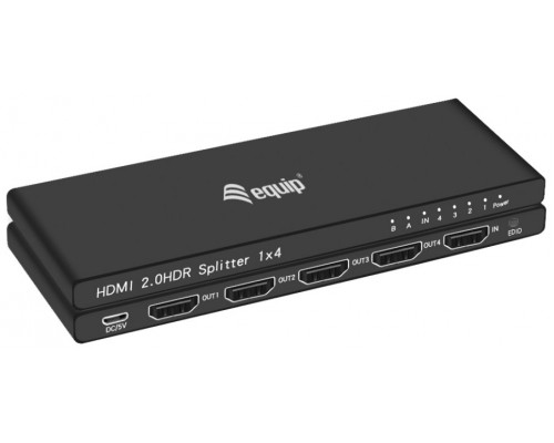 SPLITTER HDMI 2.0 ULTRASLIM 4 PUERTOS EQUIP