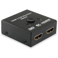 SWITCH SELECTOR HDMI BIDIRECIONAL EQUIP 2 ENTRADAS 1