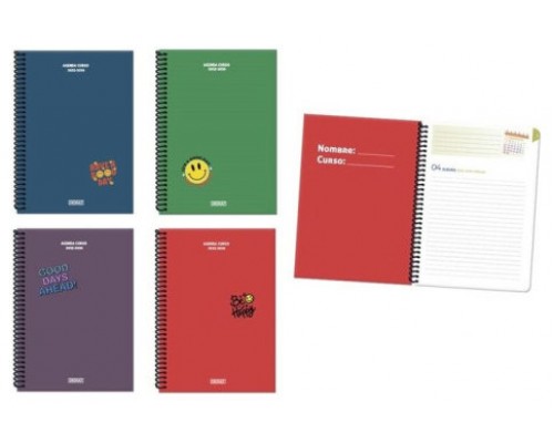 AGENDA ESCOLAR 2025-2026 GOOD DAYS 8º DIA PAGINA TAPA CARTON INGRAF 333358 (Espera 4 dias)