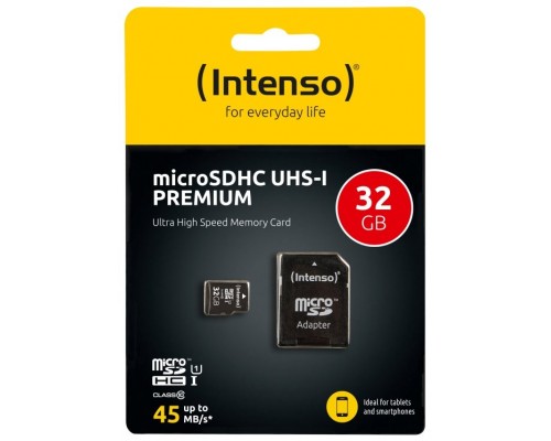 Intenso 3423480 Micro SD UHS-I Premium 32GB c/adap