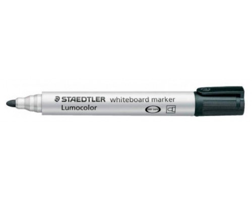 MARCADOR PIZARRA LUMOCOLOR MARKER 351 TRAZO 2MM. NEGRO STAEDTLER 351-9 (MIN10) (Espera 4 dias)