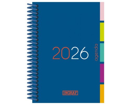 AGENDA 2026 MEDITERRANEO D/P 15x21 COLORES SURTIDOS CASTELLANO INGRAF 356430 (Espera 4 dias)
