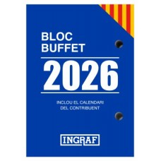 BLOC BUFFET 2026 INGRAF CATALAN INGRAF 356434 (Espera 4 dias)