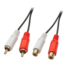 Lindy 35671 cable de audio 2 m 2 x RCA Negro, Rojo, Blanco (Espera 4 dias)-1051 Lindy 35671 cable de audio 2 m 2 x RCA Negro, Rojo, Blanco (Espera 4 dias)