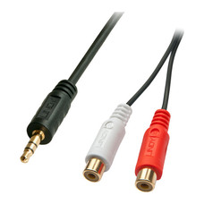 Lindy 35678 cable de audio 0,25 m 2 x RCA 3,5mm Negro, Rojo, Blanco (Espera 4 dias)-1052 Lindy 35678 cable de audio 0,25 m 2 x RCA 3,5mm Negro, Rojo, Blanco (Espera 4 dias)