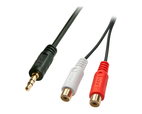 Lindy 35678 cable de audio 0,25 m 2 x RCA 3,5mm Negro, Rojo, Blanco (Espera 4 dias)-1052 Lindy 35678 cable de audio 0,25 m 2 x RCA 3,5mm Negro, Rojo, Blanco (Espera 4 dias)