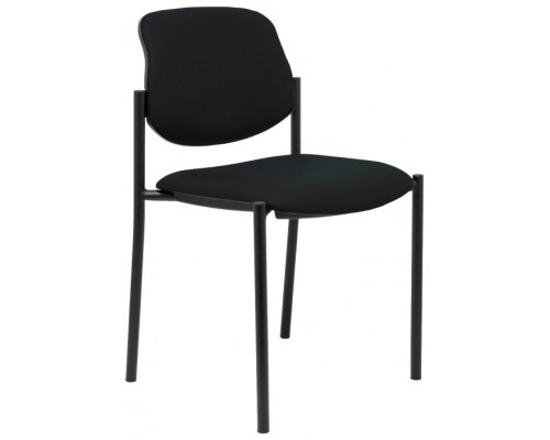 PIQUERAS Y CRESPO NOWY STYL Silla fija Styl similpiel negro chasis negro
