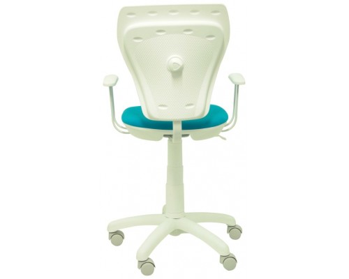 PIQUERAS Y CRESPO Silla juvenil Ministyle blanca micro azul ¡Ultimas unidades!!