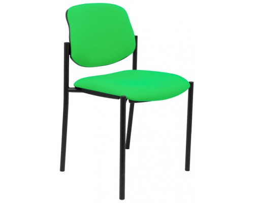 PIQUERAS Y CRESPO NOWY STYL Silla fija Styl bali pistacho chasis negro