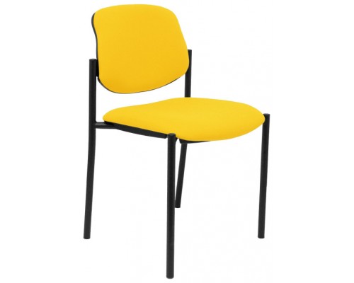 PIQUERAS Y CRESPO NOWY STYL Silla fija Styl bali amarillo chasis negro