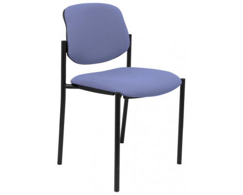 PIQUERAS Y CRESPO NOWY STYL Silla fija Styl bali azul claro chasis negro