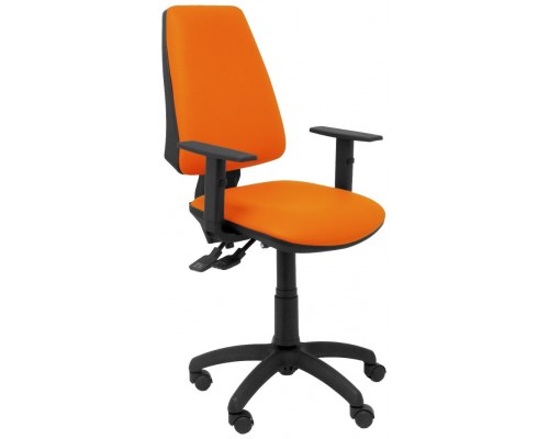 PIQUERAS Y CRESPO Silla Elche S similpiel naranja brazos regulables