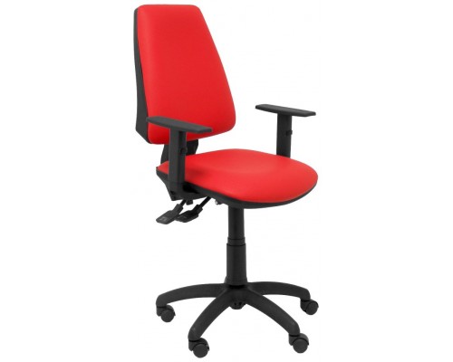 PIQUERAS Y CRESPO Silla Elche S similpiel rojo brazos regulables