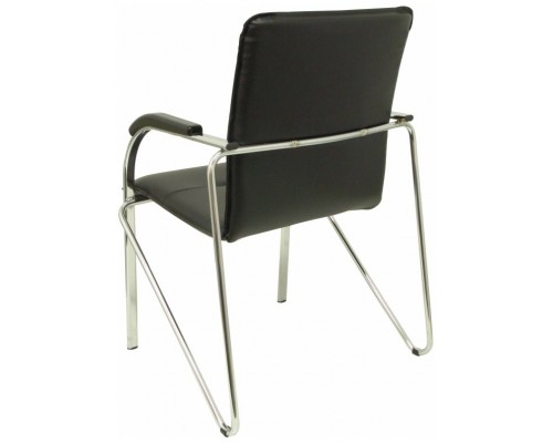 PIQUERAS Y CRESPO NOWY STYL Pack 2 sillas Samba similpiel negro estructura cromada