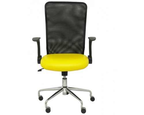 PIQUERAS Y CRESPO Silla Minaya similpiel amarillo