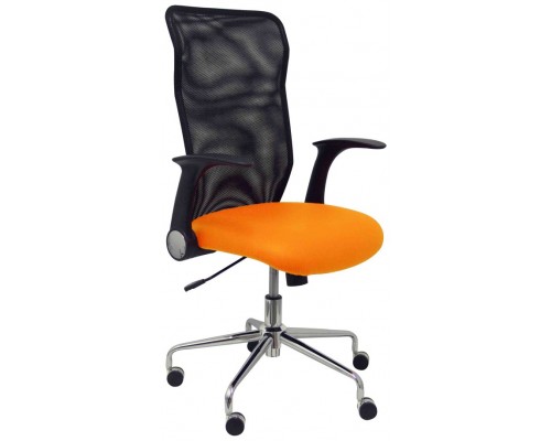 PIQUERAS Y CRESPO Silla Minaya similpiel naranja