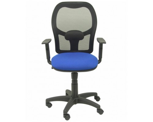 SILLA MODELO ALOCÉN MALLA NEGRA BRAZO REGULABLE ASIENTO BALI AZUL PIQUERAS Y CRESPO 345SNB229B10 (Espera 4 dias)