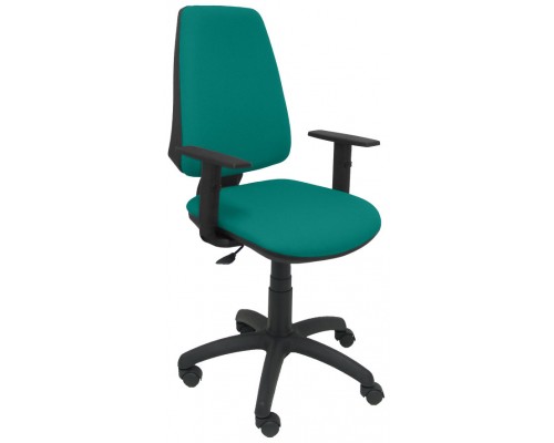 PIQUERAS Y CRESPO Silla Elche CP bali turquesa brazos regulables