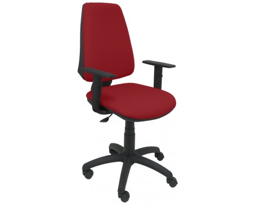 PIQUERAS Y CRESPO Silla Elche CP bali granate brazos regulables