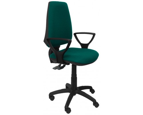 PIQUERAS Y CRESPO Silla Elche S bali turquesa brazos fijos