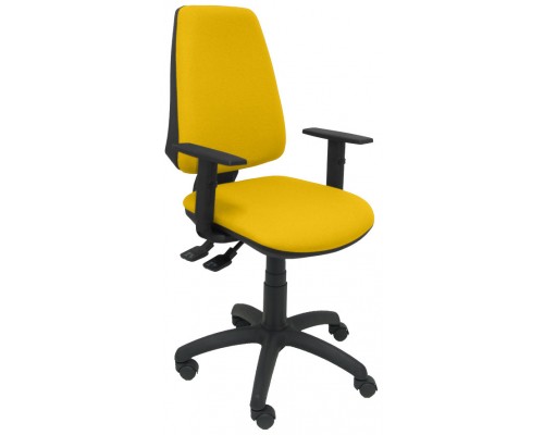 PIQUERAS Y CRESPO Silla Elche S bali amarillo brazos regulables