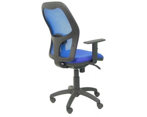 PIQUERAS Y CRESPO Silla Jorquera malla azul asiento bali azul