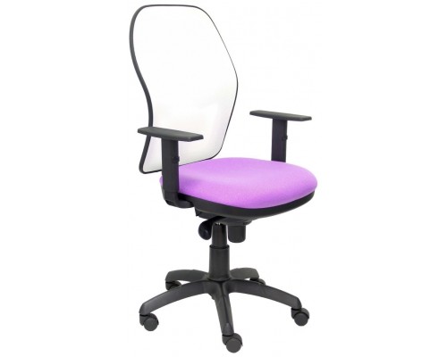 PIQUERAS Y CRESPO Silla Jorquera malla blanca asiento bali lila