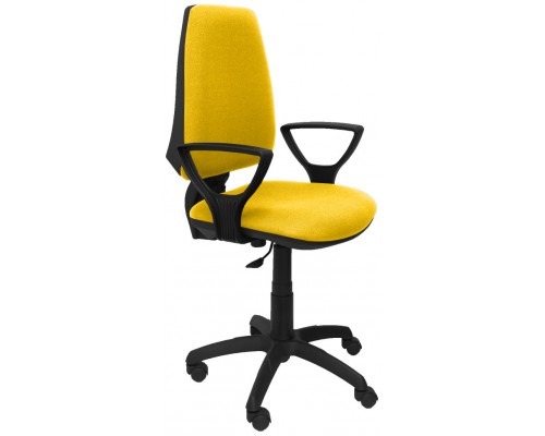 PIQUERAS Y CRESPO Silla Elche CP bali amarillo brazos fijos