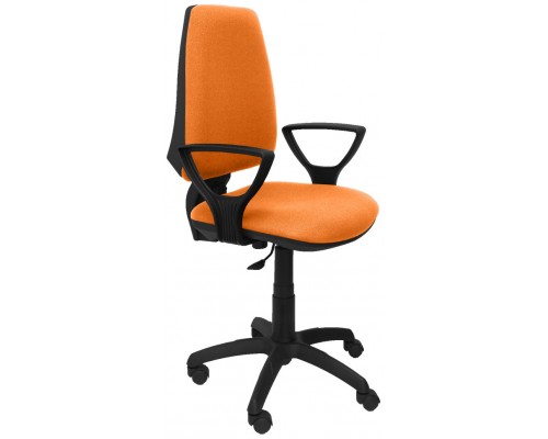 PIQUERAS Y CRESPO Silla Elche CP bali naranja brazos fijos