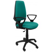 PIQUERAS Y CRESPO Silla Elche CP bali turquesa brazos fijos