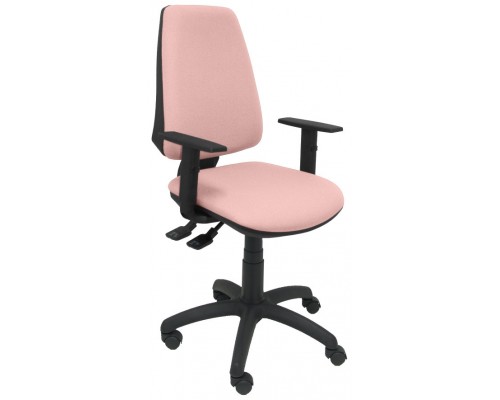 PIQUERAS Y CRESPO Silla Elche S bali rosa palido brazos regulables