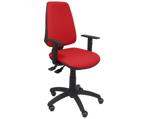 PIQUERAS Y CRESPO Silla Elche S bali rojo brazos regulables ruedas de parque