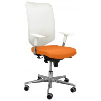 PIQUERAS Y CRESPO Silla Ossa blanca bali naranja