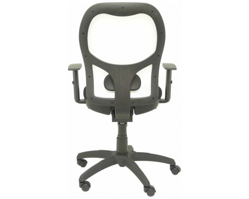 PIQUERAS Y CRESPO Silla Jorquera malla blanca asiento bali negro