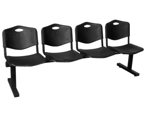 PIQUERAS Y CRESPO NOWY STYL Bancada Iso plastic 4 plazas PVC color negro