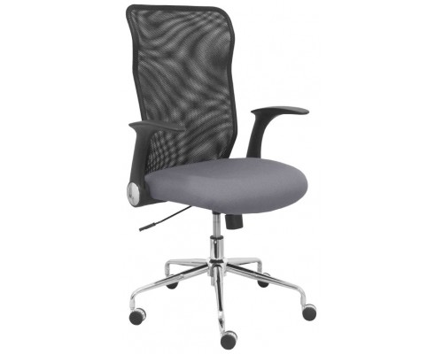 PIQUERAS Y CRESPO Silla Minaya respaldo malla negro asiento bali gris