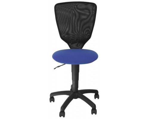 PIQUERAS Y CRESPO Silla juvenil Jucar respaldo malla negro asiento aran azul ¡Ultimas unidades!!