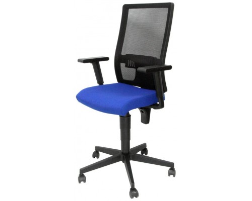 PIQUERAS Y CRESPO NOWY STYL Silla Taktik respaldo malla negro asiento aran azul