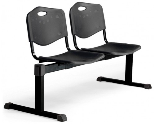 PIQUERAS Y CRESPO NOWY STYL Bancada Iso plastic 2 plazas PVC color negro